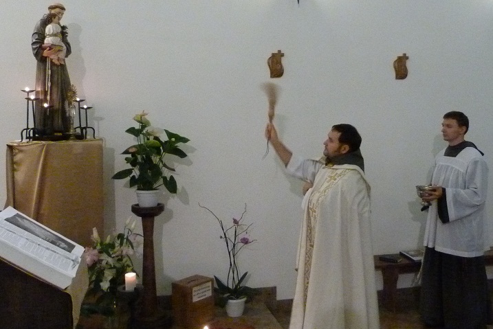 Освящение фигуры св. Антония